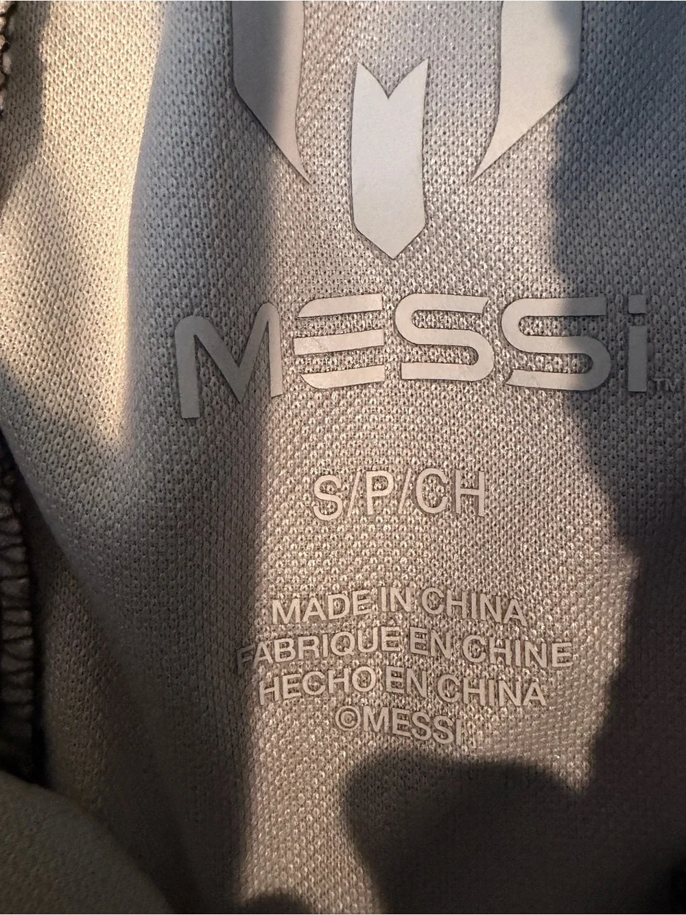 MESSI Set: Kids Matching Graphic Tee and Black Athletic Shorts, Size S